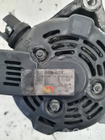 Ford C-MAX I Generatore/alternatore 0986049071