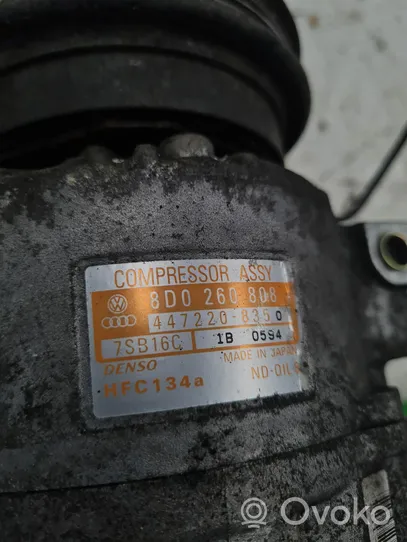 Audi A4 S4 B5 8D Ilmastointilaitteen kompressorin pumppu (A/C) 8D0260808