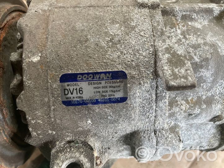 KIA Sorento Compressore aria condizionata (A/C) (pompa) 1027000500