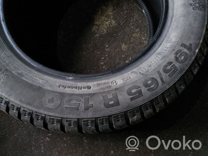 Renault 21 R15 winter/snow tires with studs CONTINENTAL