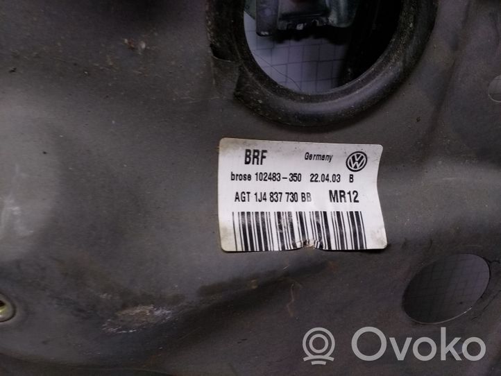 Volkswagen Golf IV Mechanizm podnoszenia szyby przedniej bez silnika 1J4837730BB