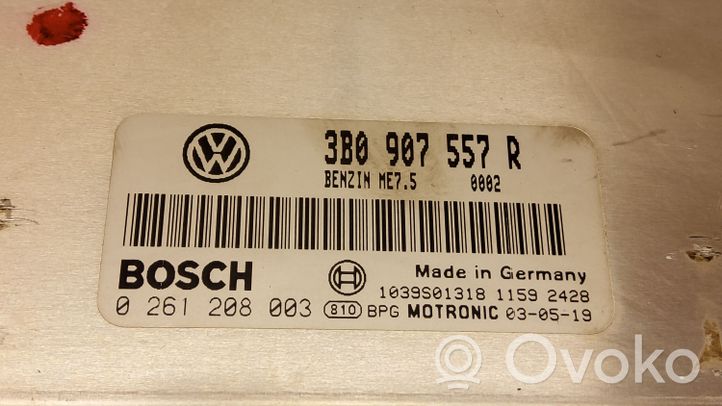 Volkswagen PASSAT B5.5 Komputer / Sterownik ECU i komplet kluczy 3B0920829