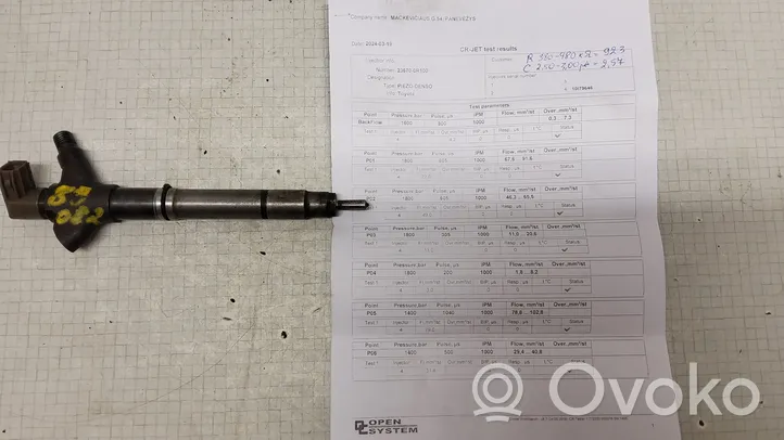 Toyota Verso Fuel injector 236700R100