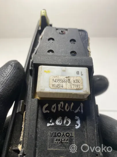 Toyota Corolla E120 E130 Interruttore di controllo dell’alzacristalli elettrico 54355669B