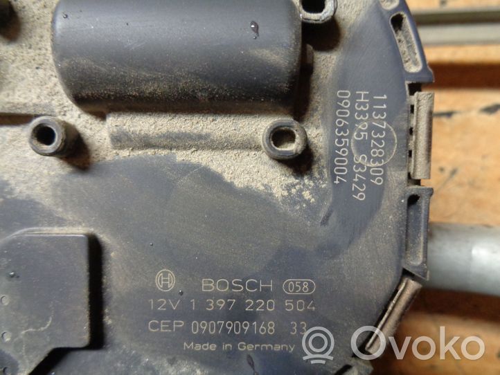 Volkswagen Caddy Mechanizm i silniczek wycieraczek szyby przedniej / czołowej 1397220504