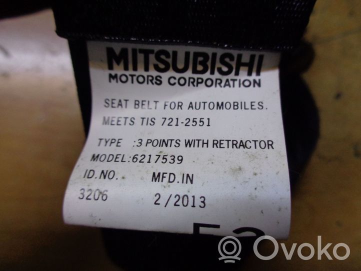 Mitsubishi Space Star Ceinture de sécurité arrière 6217539