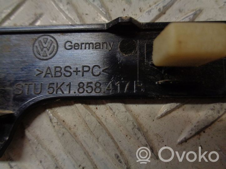 Volkswagen Golf VI Panneau de garniture tableau de bord 5K1858417B