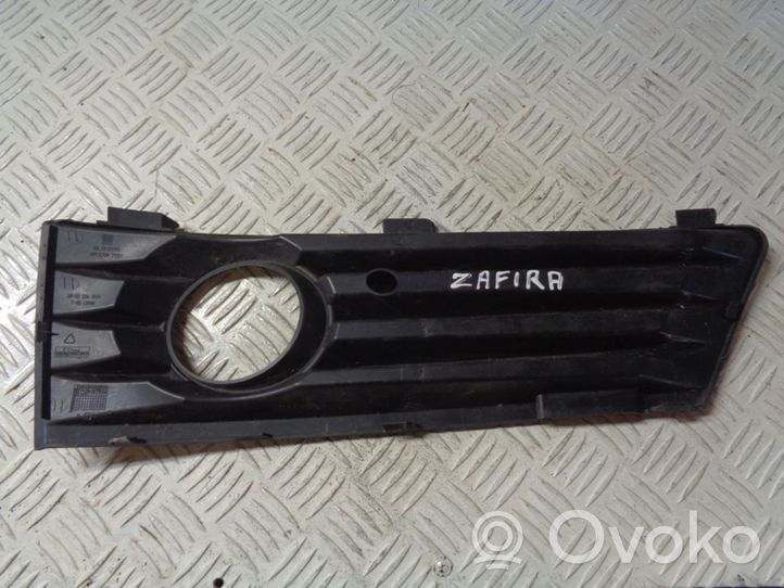 Opel Zafira B Rejilla inferior del parachoques delantero 13124990