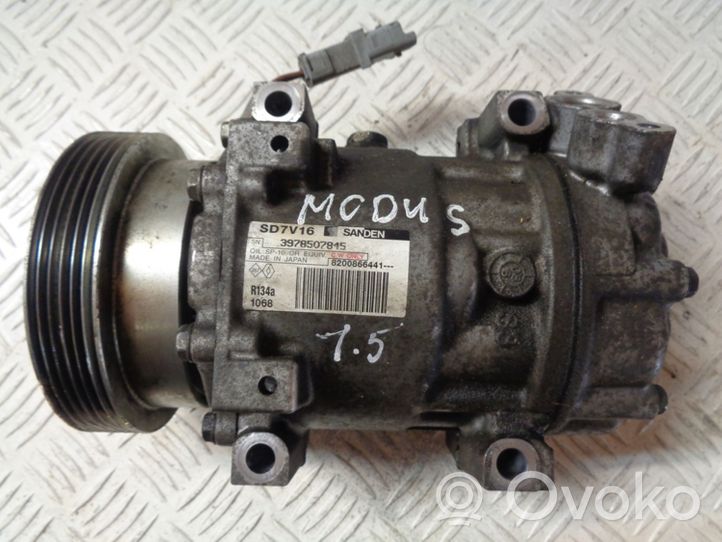 Renault Grand Modus Ilmastointilaitteen kompressorin pumppu (A/C) 8200866441