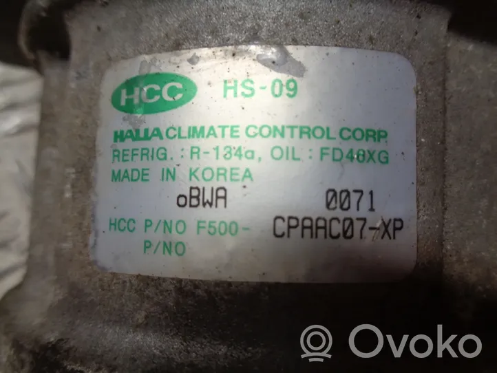 KIA Picanto Kompresor / Sprężarka klimatyzacji A/C F500CPAAC07XP