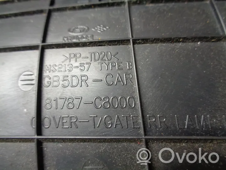 Hyundai i20 (GB IB) Verkleidung Heckklappe Kofferraumdeckel 81787C8000