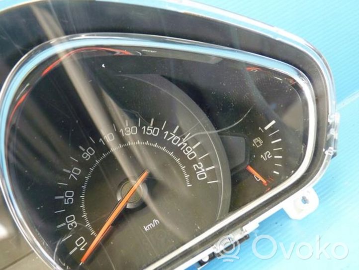 Peugeot 208 Compteur de vitesse tableau de bord 9801904080