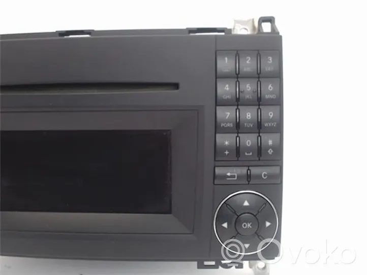 Mercedes-Benz A W169 Radio/CD/DVD/GPS-pääyksikkö A1698705794