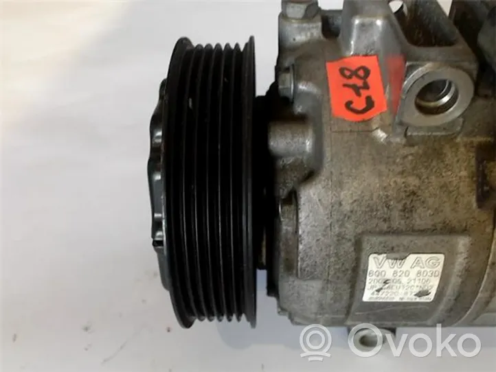 Volkswagen Fox Air conditioning (A/C) compressor (pump) 6Q0820803D