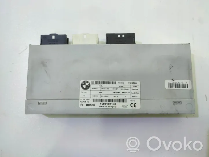 BMW 3 F30 F35 F31 Sterownik / Moduł elektrycznej klapy tylnej / bagażnika 7314798