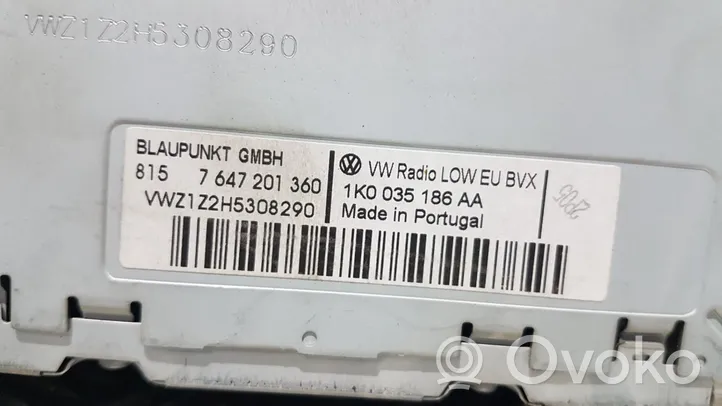 Volkswagen PASSAT Panel / Radioodtwarzacz CD/DVD/GPS 1K0035186