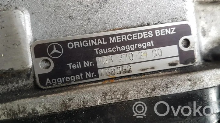 Mercedes-Benz ML W163 Manualna 5-biegowa skrzynia biegów 