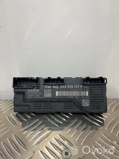 Audi A8 S8 D4 4H Bagāžnieka pārsega vadības bloks 4H0959107P