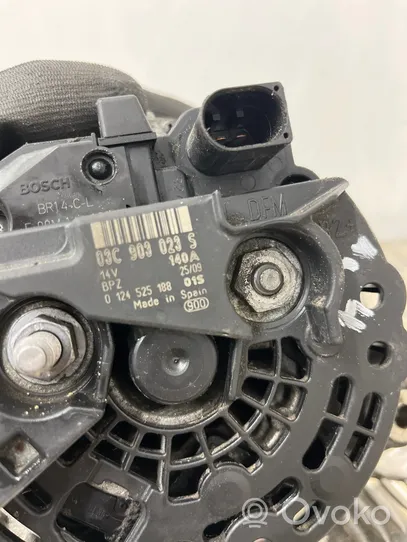 Audi A3 S3 A3 Sportback 8P Alternator 03C903023S