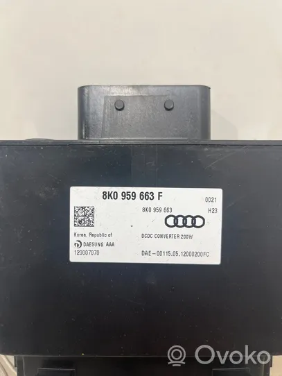 Audi A4 S4 B8 8K Centralina di gestione alimentazione 8K0959663F