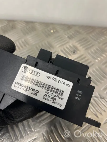 Audi A8 S8 D3 4E Module de contrôle sans clé Go 4E1905217A