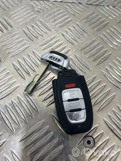 Audi Q5 SQ5 Užvedimo raktas (raktelis)/ kortelė 8K0959754B