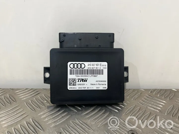 Audi A6 S6 C7 4G Rankinio stabdžio valdymo blokas 4H0907801E