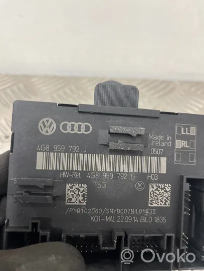 Audi A6 S6 C7 4G Oven ohjainlaite/moduuli 4G8959792J