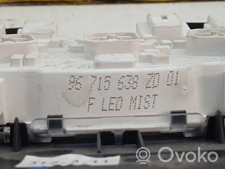 Citroen DS4 Rivestimento della console di illuminazione installata sul rivestimento del tetto 96715638
