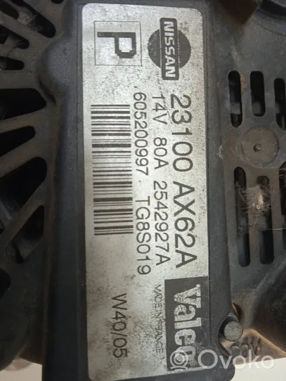 Nissan Micra Generatore/alternatore 605200997