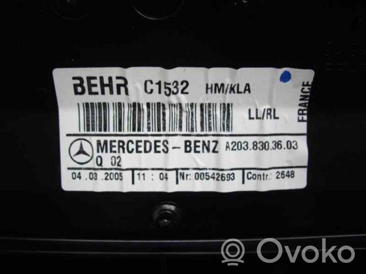 Mercedes-Benz C W203 Cruscotto 2038303603