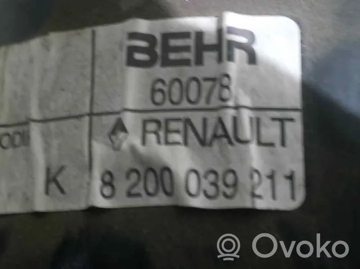 Renault Kangoo III Obudowa nagrzewnicy 8200039211