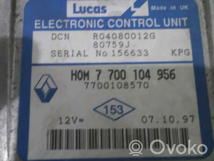 Renault Kangoo III Sterownik / Moduł ECU 7700104956