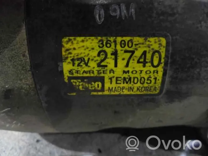 Hyundai Elantra Démarreur 3610021740