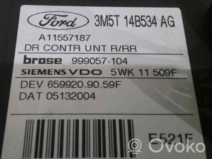 Ford C-MAX I Elektryczny podnośnik szyby drzwi tylnych 3M51R24994GL