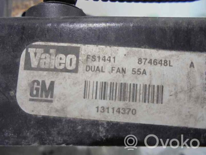 Opel Vectra C Jäähdyttimen jäähdytinpuhallin 13114370