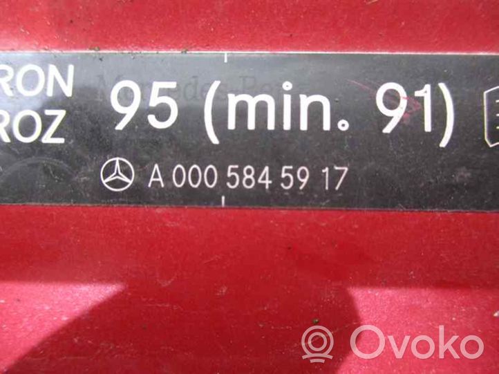 Mercedes-Benz A W169 Polttoainesäiliön täyttöaukon korkki A1695840217