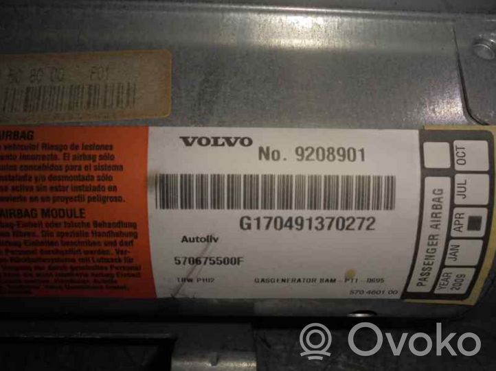 Volvo S80 Poduszka powietrzna Airbag pasażera 9208901