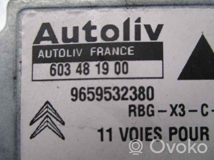 Citroen C5 Turvatyynyn ohjainlaite/moduuli 9659532380