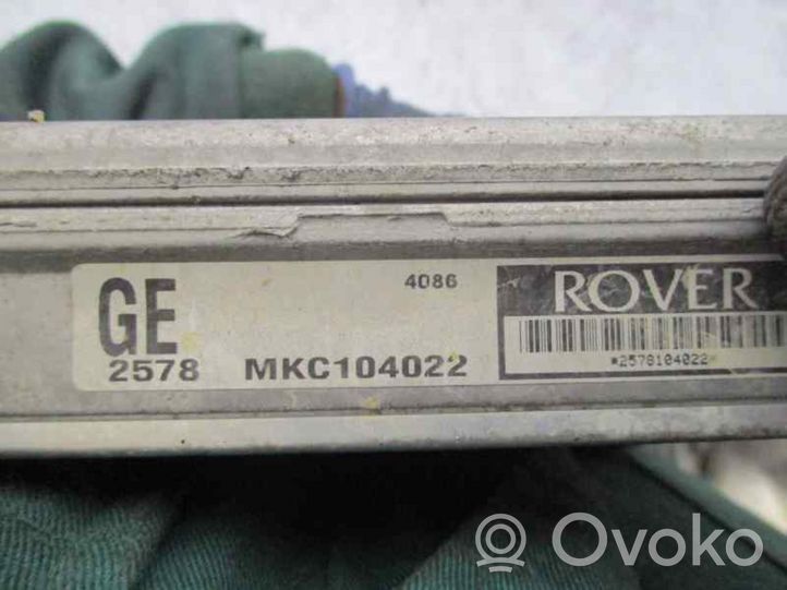 Rover Rover Calculateur moteur ECU MKC104022