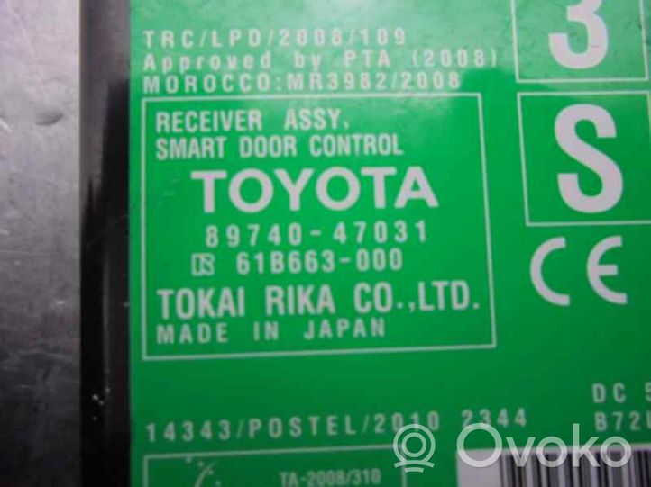 Toyota Prius (XW50) Otras unidades de control/módulos 8974047031
