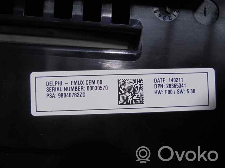 Citroen C4 II Panel klimatyzacji 98040782ZD