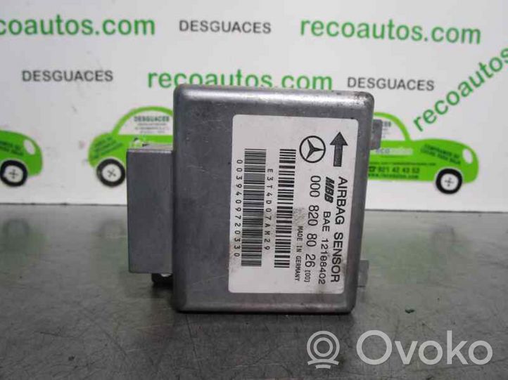 Mercedes-Benz S W140 Unidad de control/módulo del Airbag 0008208026