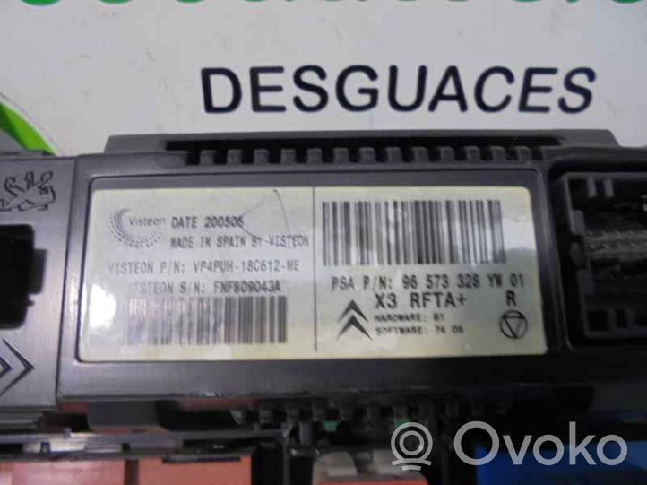 Citroen C5 Ilmastoinnin ohjainlaite 96573328YW