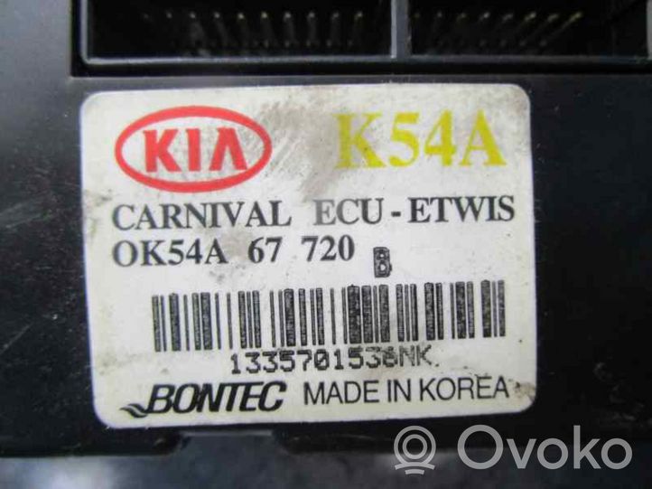 KIA Carnival Autres unités de commande / modules OK54A67720