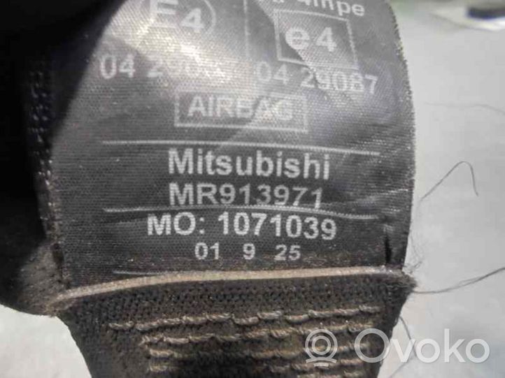 Mitsubishi Carisma Pas bezpieczeństwa fotela przedniego MR913971