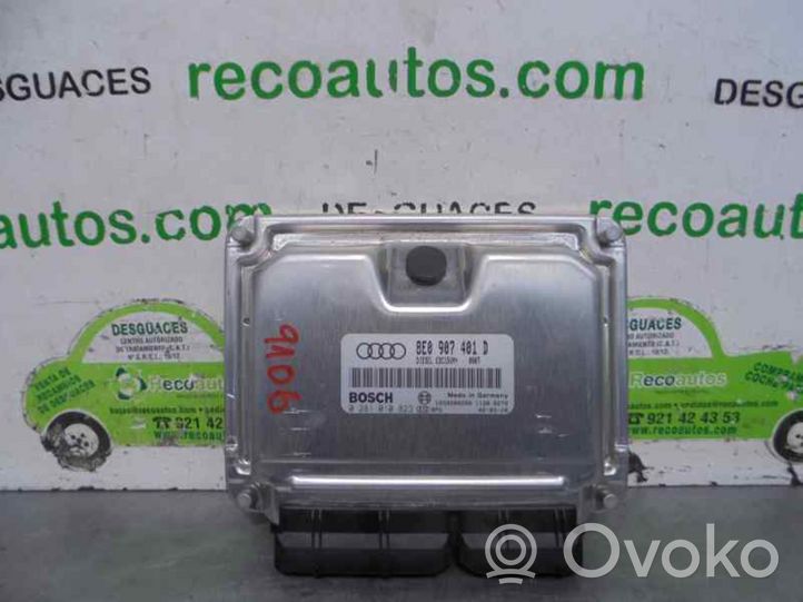 Audi A4 S4 B6 8E 8H Engine control unit/module 8E0907401D