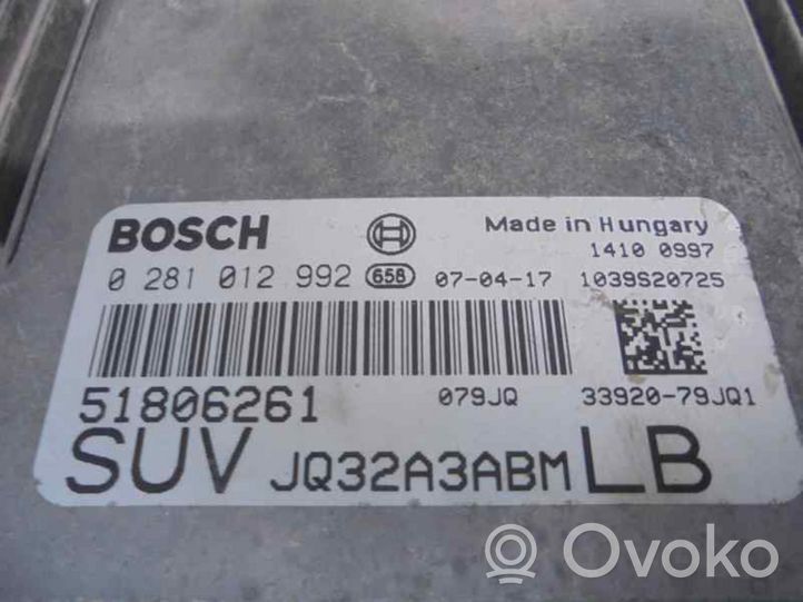 Fiat Sedici Engine control unit/module 51806261