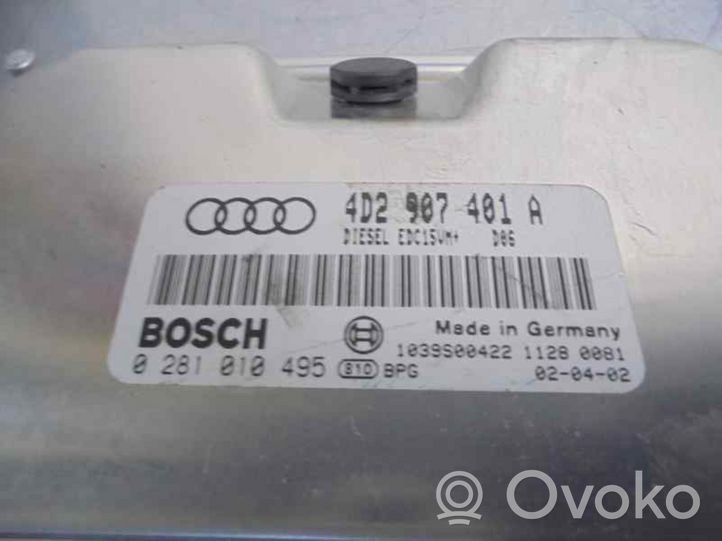 Audi A8 S8 D3 4E Calculateur moteur ECU 4B2907401A