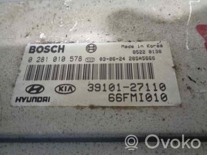 Hyundai Trajet Sterownik / Moduł ECU 3910127110